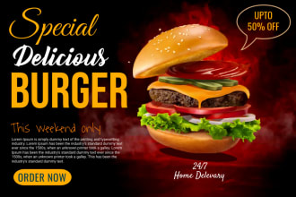 make any food and drink flyer you need