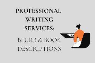 write your book blurb