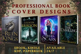 do professional and fantasy kindle, kdp, create space or ebook cover design