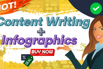 do professional SEO copywriting and infographic design