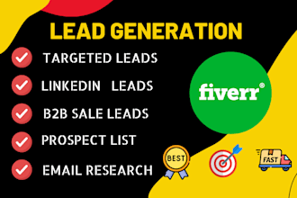 do b2b lead generation and email finding