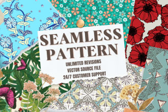 do vector seamless design, pattern, artwork, print, border