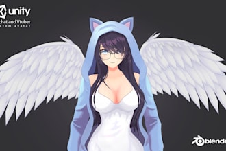 create vtuber model or vrchat avatar for you