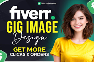 design clickable fiverr gig image and fiverr gig thumbnail to boost clicks
