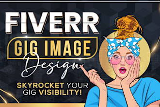 design creative fiverr gig thumbnail and fiverr gig image in 24 hours