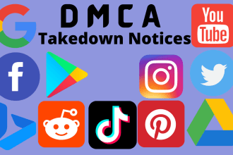 submit dmca takedown notice to remove copyright infringement