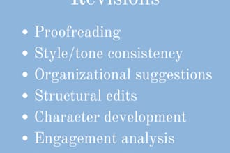 edit and revise your fiction or nonfiction book