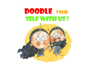 draw a character from your photo in my doodle style