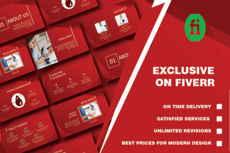 design modern powerpoint webinar pitch presentation