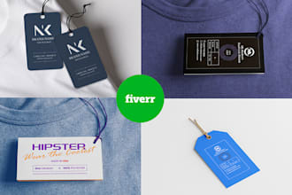 design hang tags, care labels, clothing labels, and neck lab