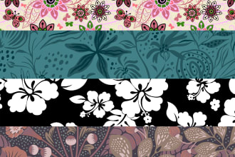 redraw any kind of seamless repeat pattern for you