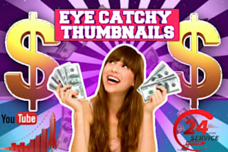 design awesome thumbnail for your youtube channel