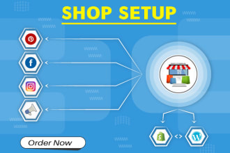 set up facebook, instagram, and pinterest shop integration