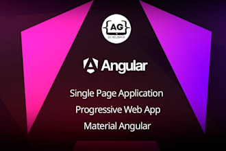 develop your professional and higher web angular spa