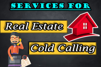 make real estate cold calling 100 call 30usd