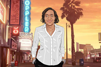 do a vector portrait for you