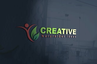design professional company and business logo with 3d