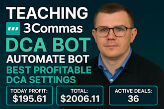 teach you 3commas strategies to setup your crypto trading bot