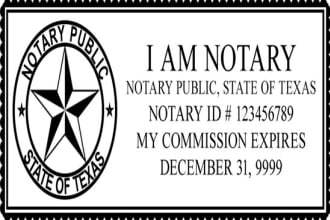 create a digital notary stamp