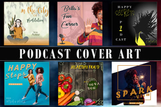 design professional attractive podcast cover art