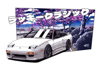 manually hand draw your car anime style