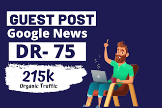 do general guest post high DR 75 with dofollow backlinks