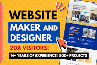 be your website maker, website designer, developer, creator