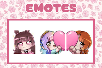 draw you twitch emotes and discord emojis