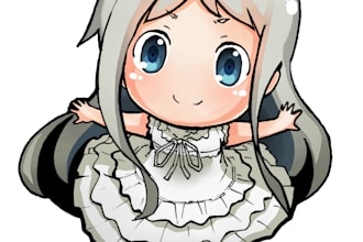 cute chibi character anime style