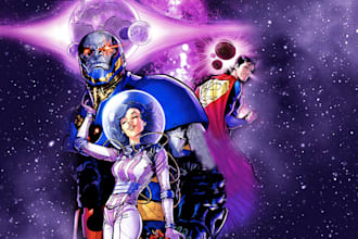 do sci fi and fantasy sci fi concept art and illustration