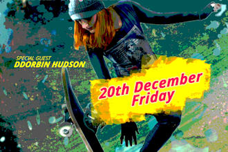 skating sports flyer design for play games