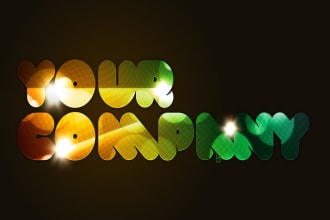 create Your Name in Round Lightning Letters