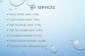 copy past and data entry jobs