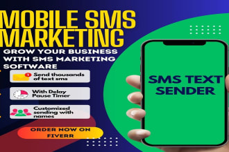 provide you bulk sms text message marketing pc software