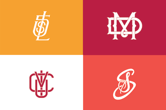 design custom luxury fashion monogram logo