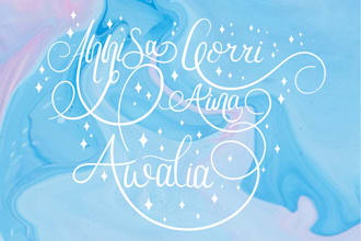 create hand lettering calligraphy and signature style