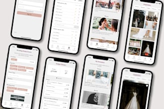design modern app UI and interactive prototype