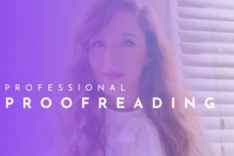 professionally proofread and edit your document