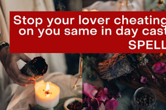 stop your lover cheating on you same day cast spell