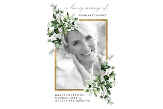 design funeral card and obituary design within 2 hours