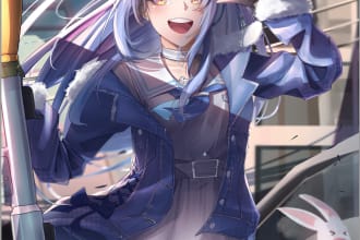 make high quality anime llustrations oc and fan art
