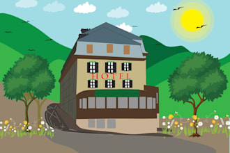 design illustrate unique art style and potraits