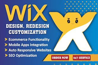 design or redesign wix website and provide expert ecommerce solutions