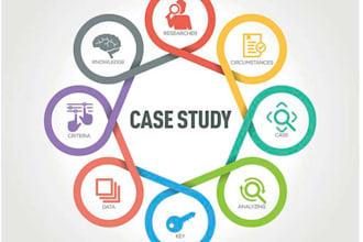 do case studies, business plan and summary writing for you