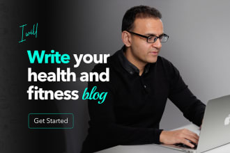 write your health and fitness blog