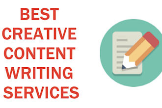 provide you with help in content writing