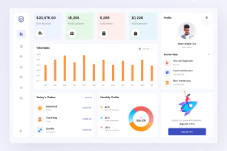 design web app UI, dashboard UI