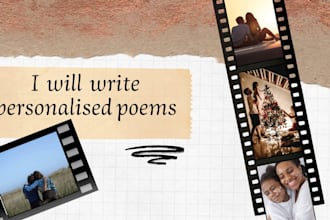 write a beautiful personalized poem on your life stories