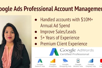 manage your existing google ads campaigns to drive better ROI