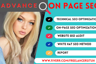 do onpage and technical SEO with wordpress